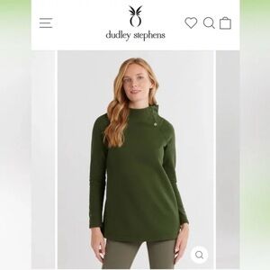 Dudley Stephens Forest Green Fleece Top